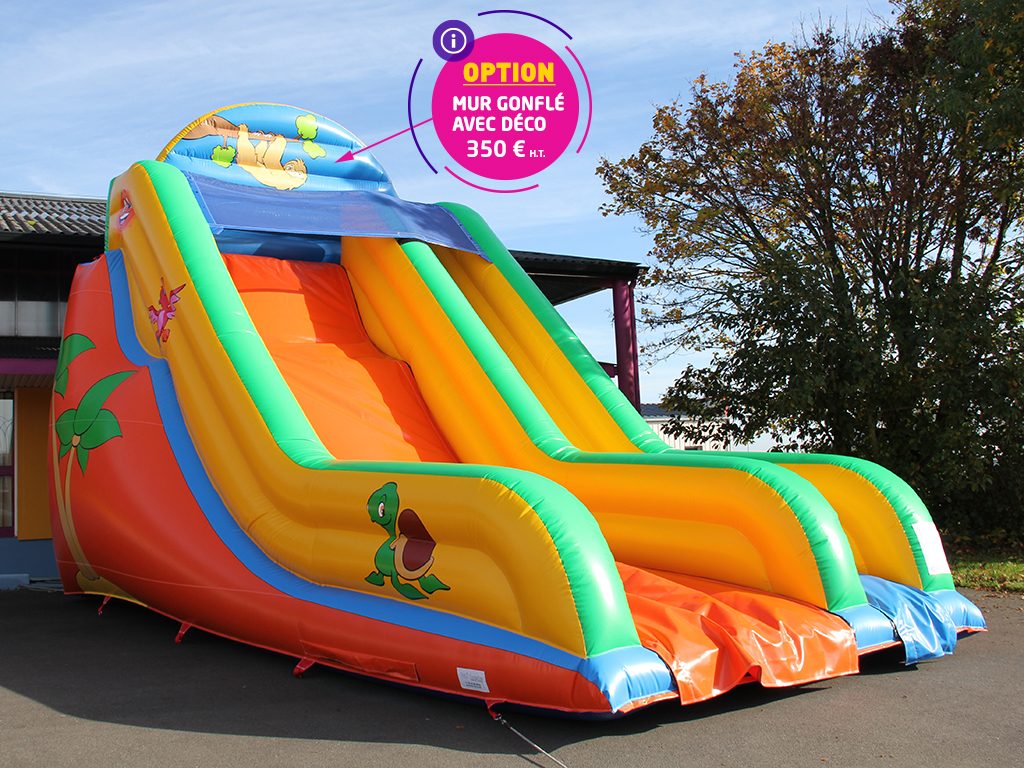 600 kamikaze toboggan gonflable 10 720 € ht Anciens Et Réunions